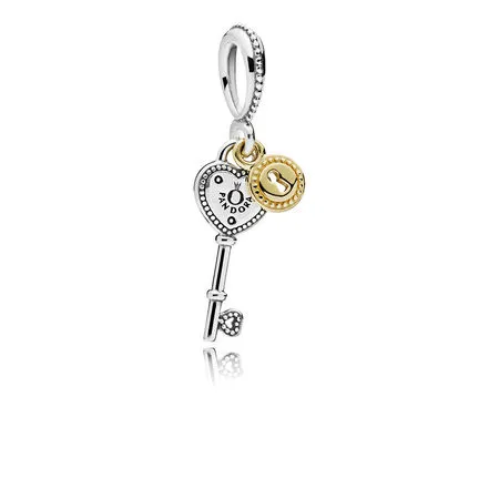 pandora key to my heart dangle charm 796593