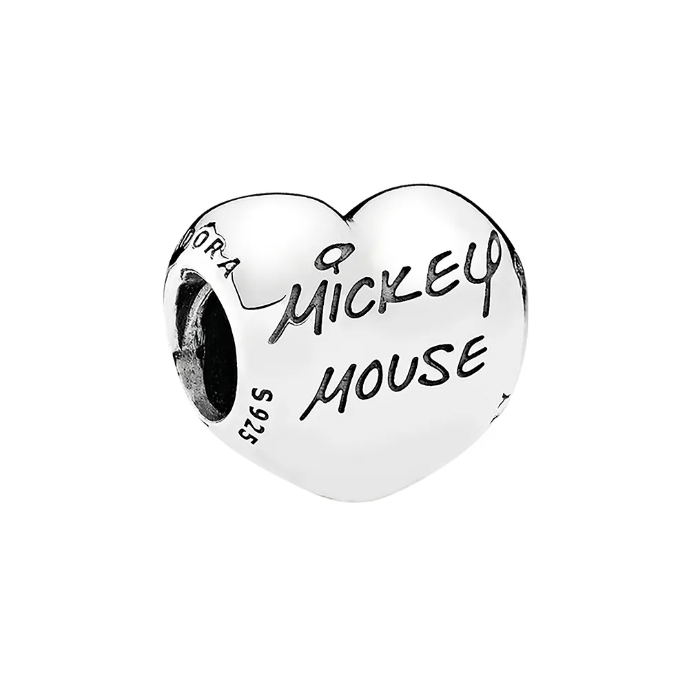 pandora mickey mouse signature charm 7501057370325p
