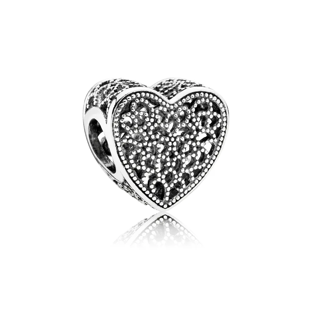 pandora openwork romance heart charm 791811