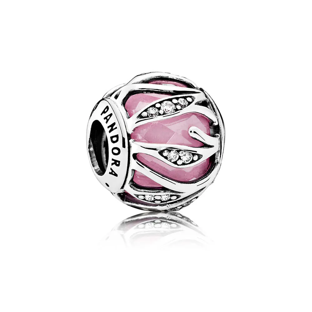 pandora pink natures radiance charm 791969pcz