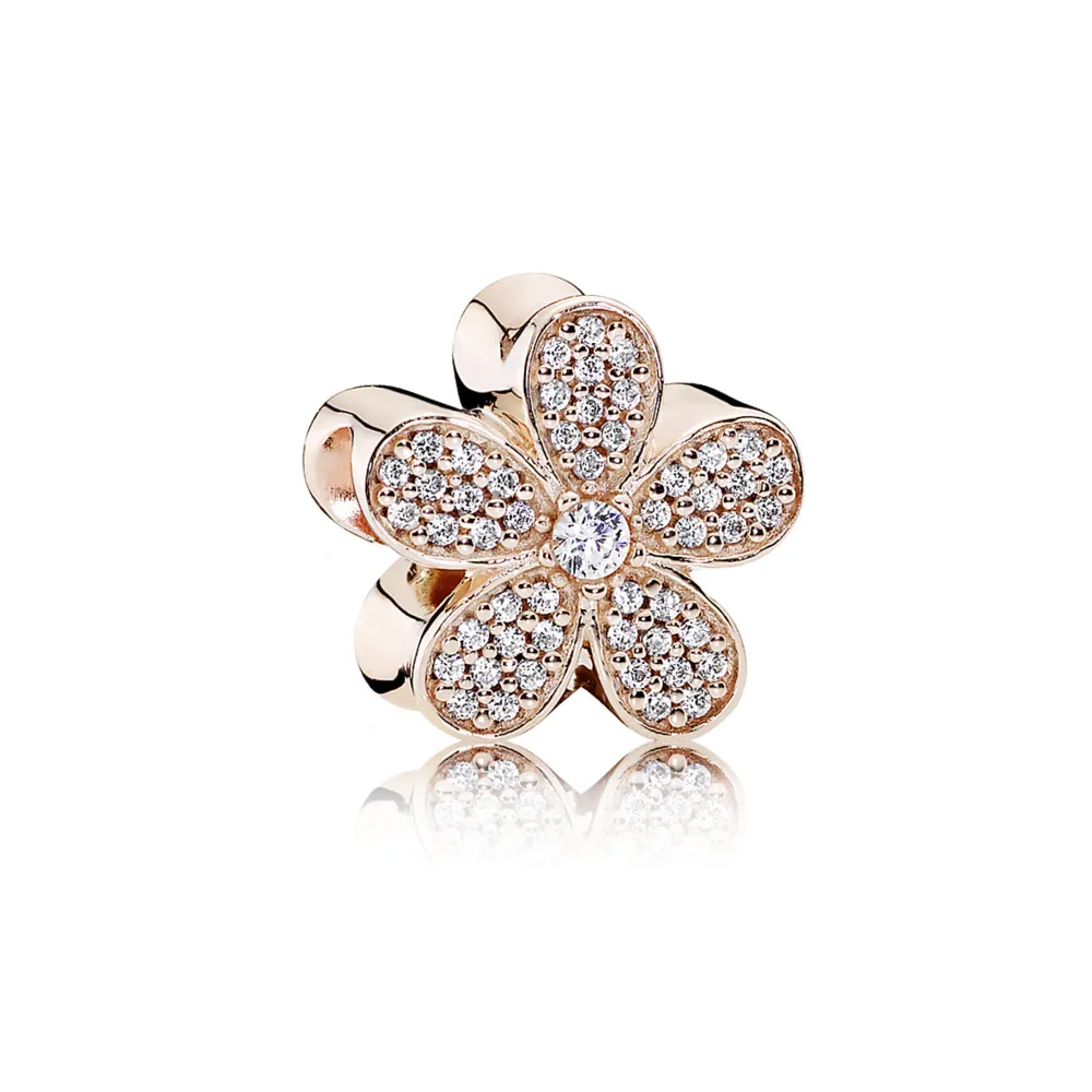 PANDORA Rose Gold Dazzling Daisy Charm - 781480CZ