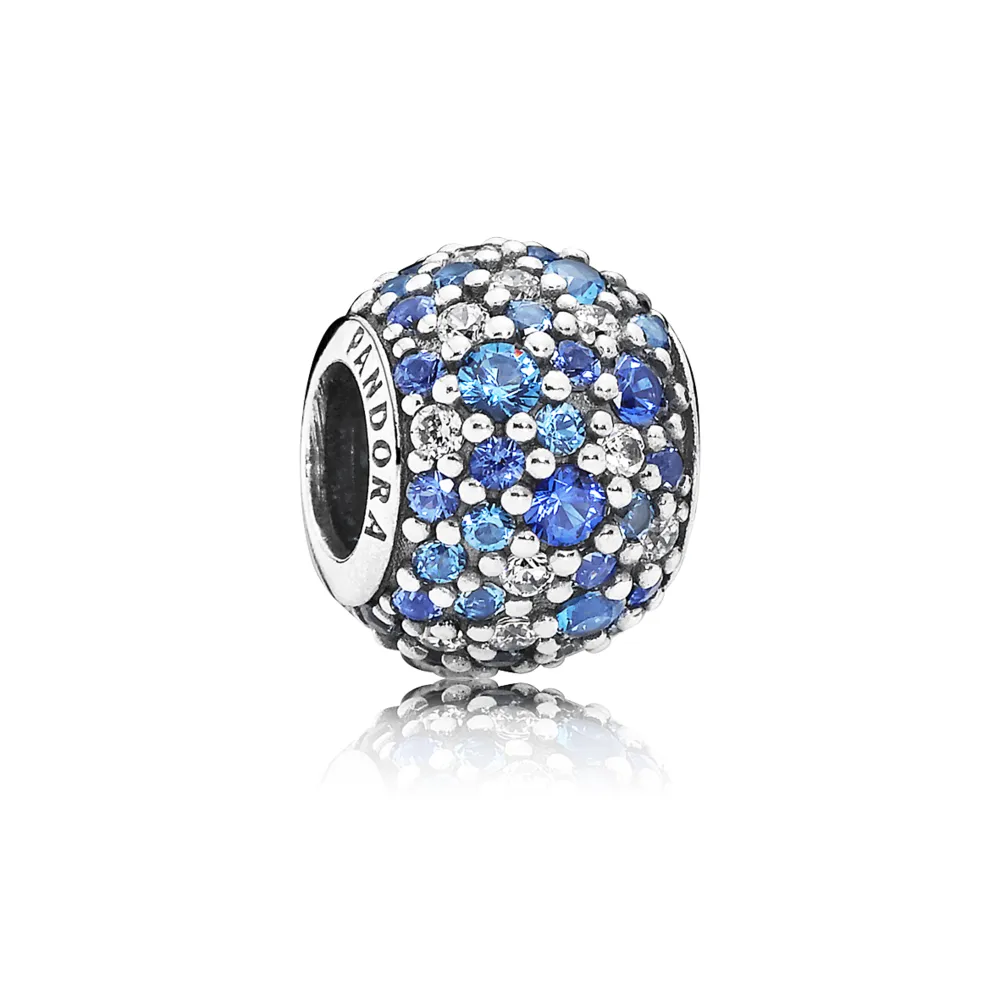 PANDORA Sky Mosaic Pavé Ball Charm - 791261NSBMX