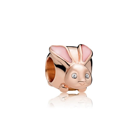 (image for) Cute Bunny Charm, PANDORA Rose™ - 787061EN160 - Product Image