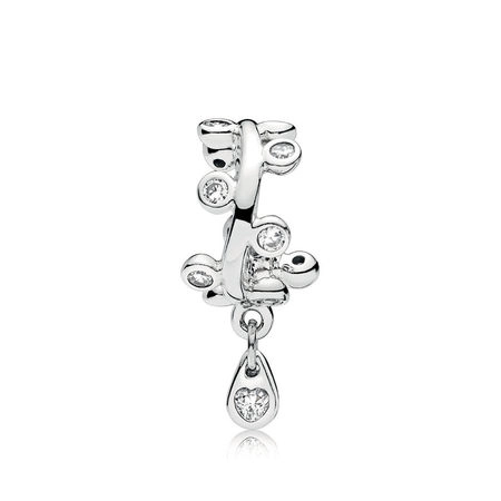 (image for) PANDORA Chandelier Droplets Spacer Charm, Clear CZ - 797106CZ - Product Image