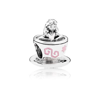 (image for) PANDORA Disney Parks Alice in Wonderland Teacup Charm - 792126enmx - Product Image
