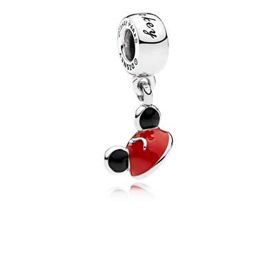 (image for) PANDORA Disney Parks Mickey Ear Hat Dangle Charm - 792121ENMX - View 2