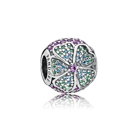 (image for) PANDORA Glorious Bloom Charm, Multi-Colored CZ - 797067NRPMX - Product Image