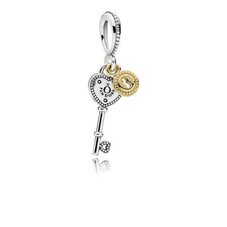 (image for) PANDORA Key to My Heart Dangle Charm - 796593 - Product Image