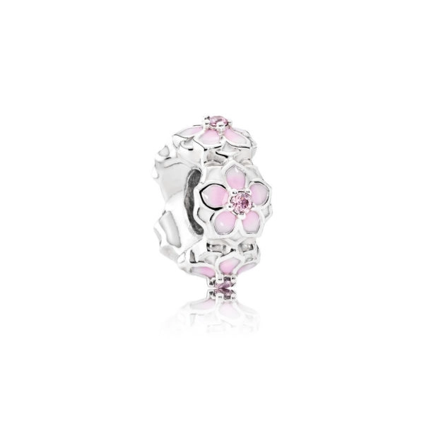 (image for) PANDORA Magnolia Bloom Charm Spacer - 792088PCZ - Product Image