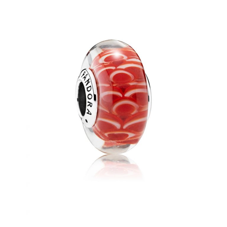(image for) PANDORA Mint Glitter Murano Bead Charm - 791668 - Product Image