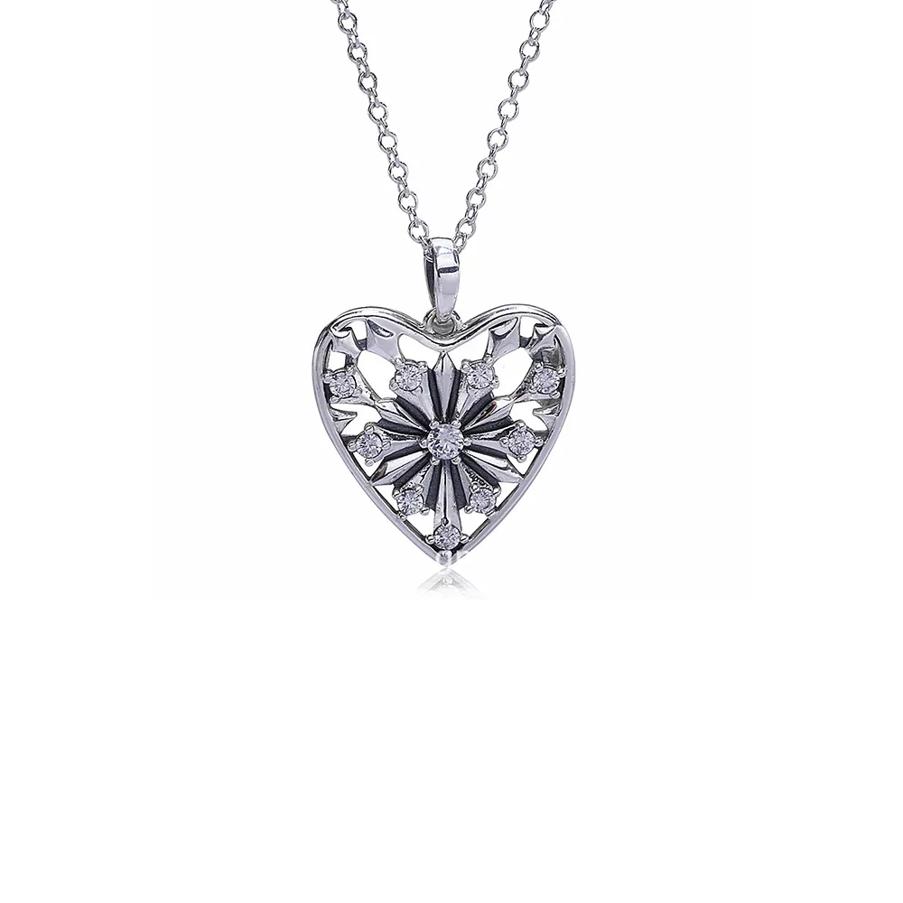 pandora heart of winter necklace chains with pendant pj002871