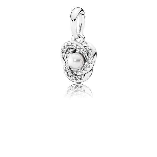 (image for) PANDORA Luminous Love Knot Pendant - 390401WCP - Product Image