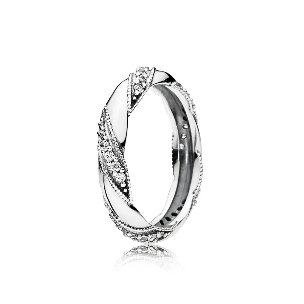 pandora ribbon of love ring 190981cz