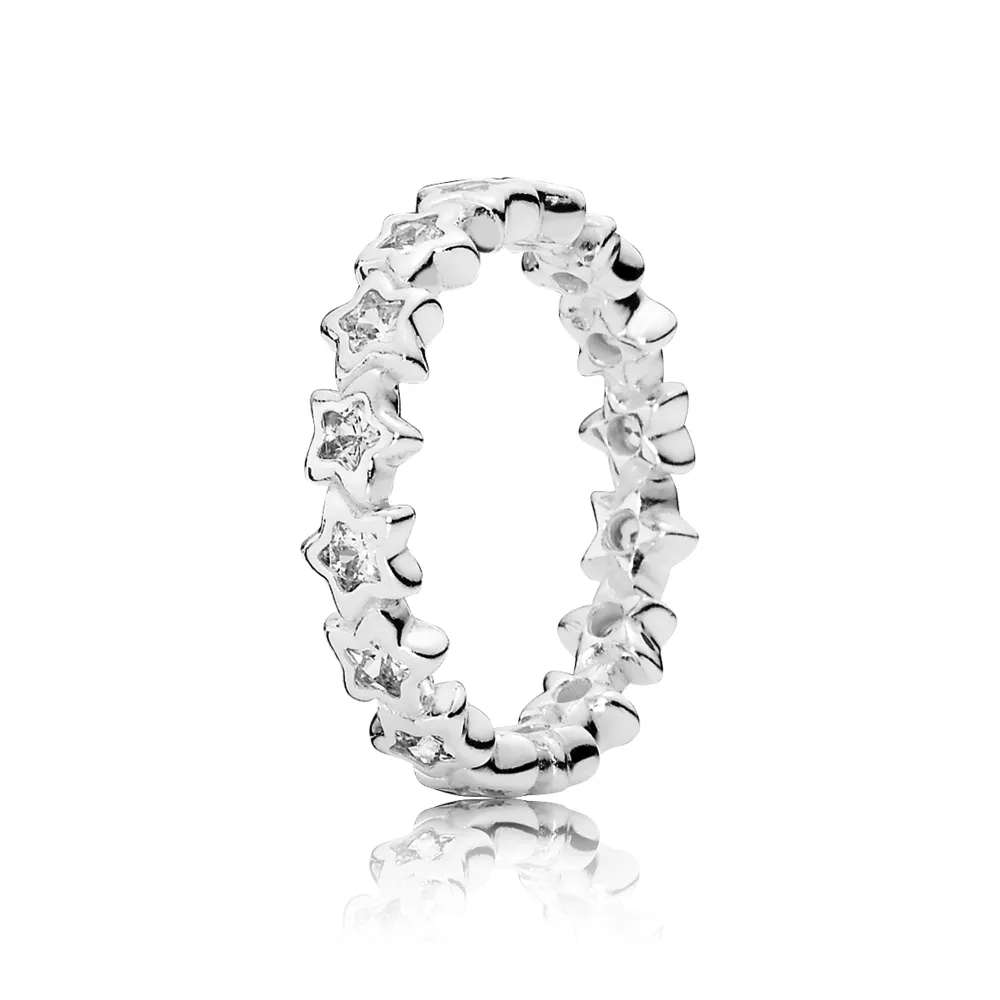 PANDORA Starshine, Clear Cz Rings - 190974CZ
