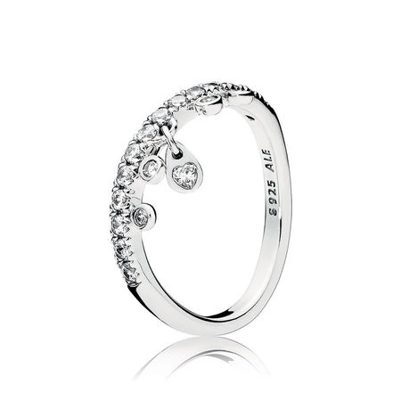 (image for) PANDORA Chandelier Droplets Ring, Clear CZ - 197108CZ - Product Image