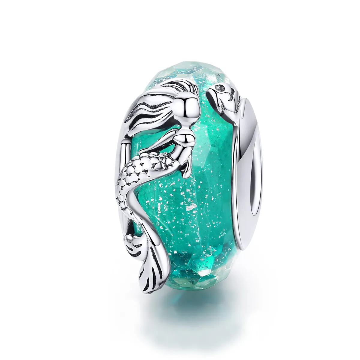 pandora style silver mermaid charm scc1154