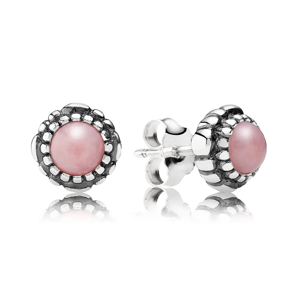 pandora october birthstone stud earrings 290543pop