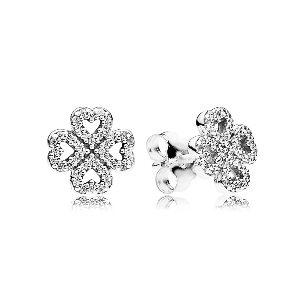 pandora petals of love stud earrings 290626cz