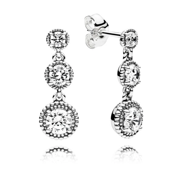 (image for) PANDORA Eternal Elegance Pendants Earrings - 290742CZ - Product Image