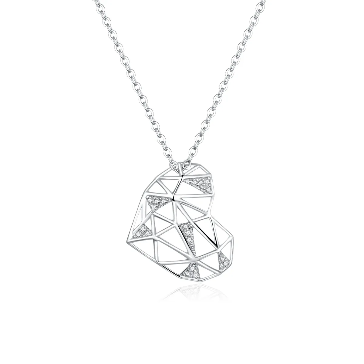 Pandora Style Silver Beautiful Love Necklace - SCN364