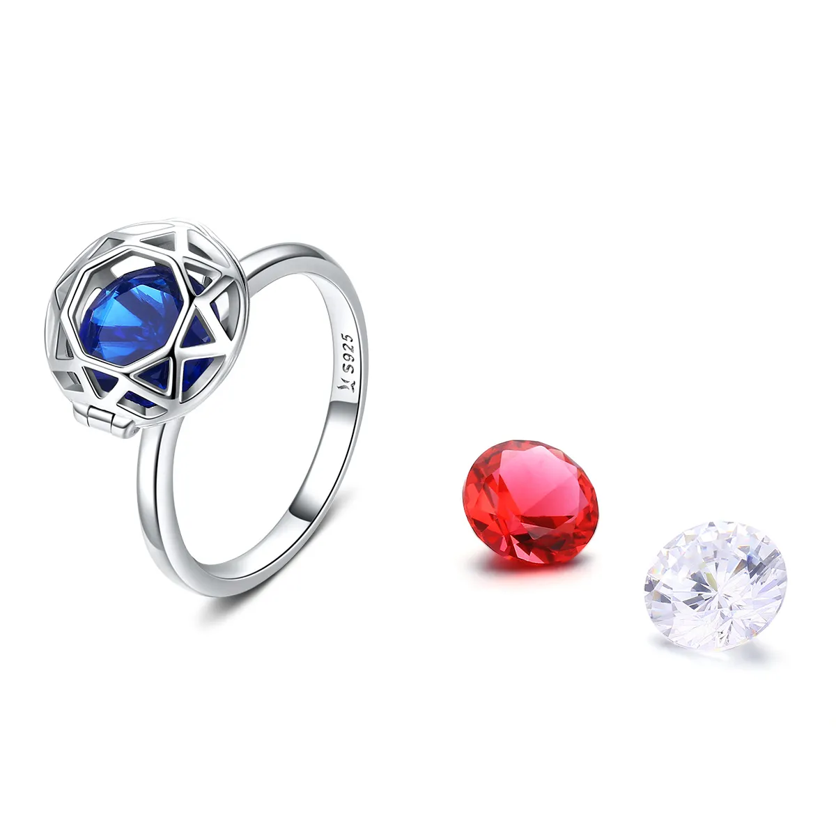 pandora style silver love testimony ring scr492
