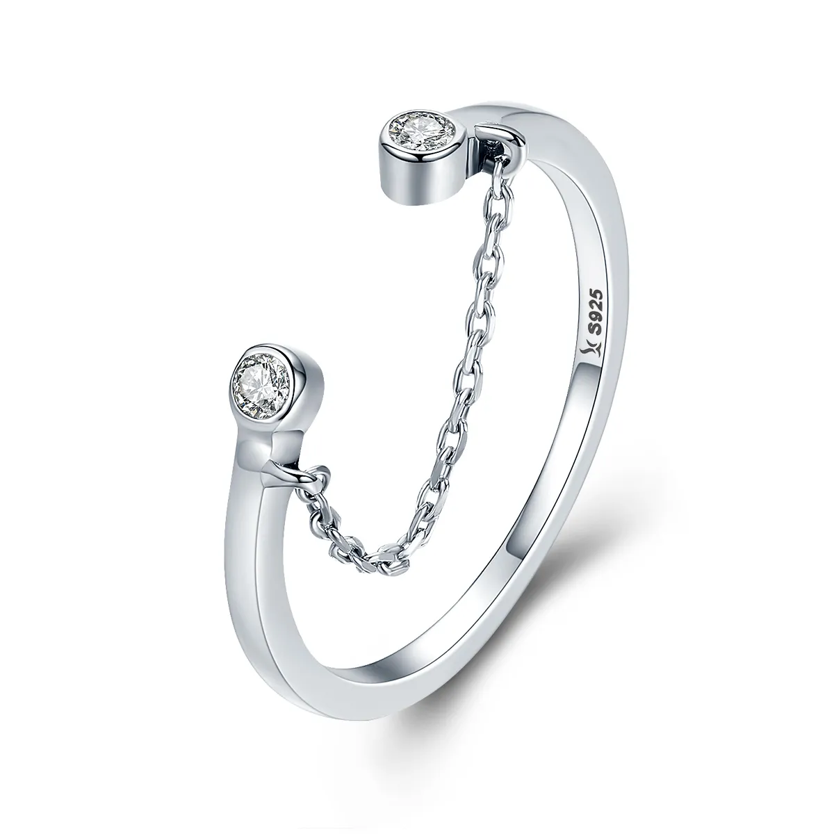 pandora style silver smile face ring scr216